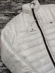 Tommy Puffer Jacket - White - Brand Store