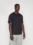 Champion Small Logo  Tee - Black - Brand Store