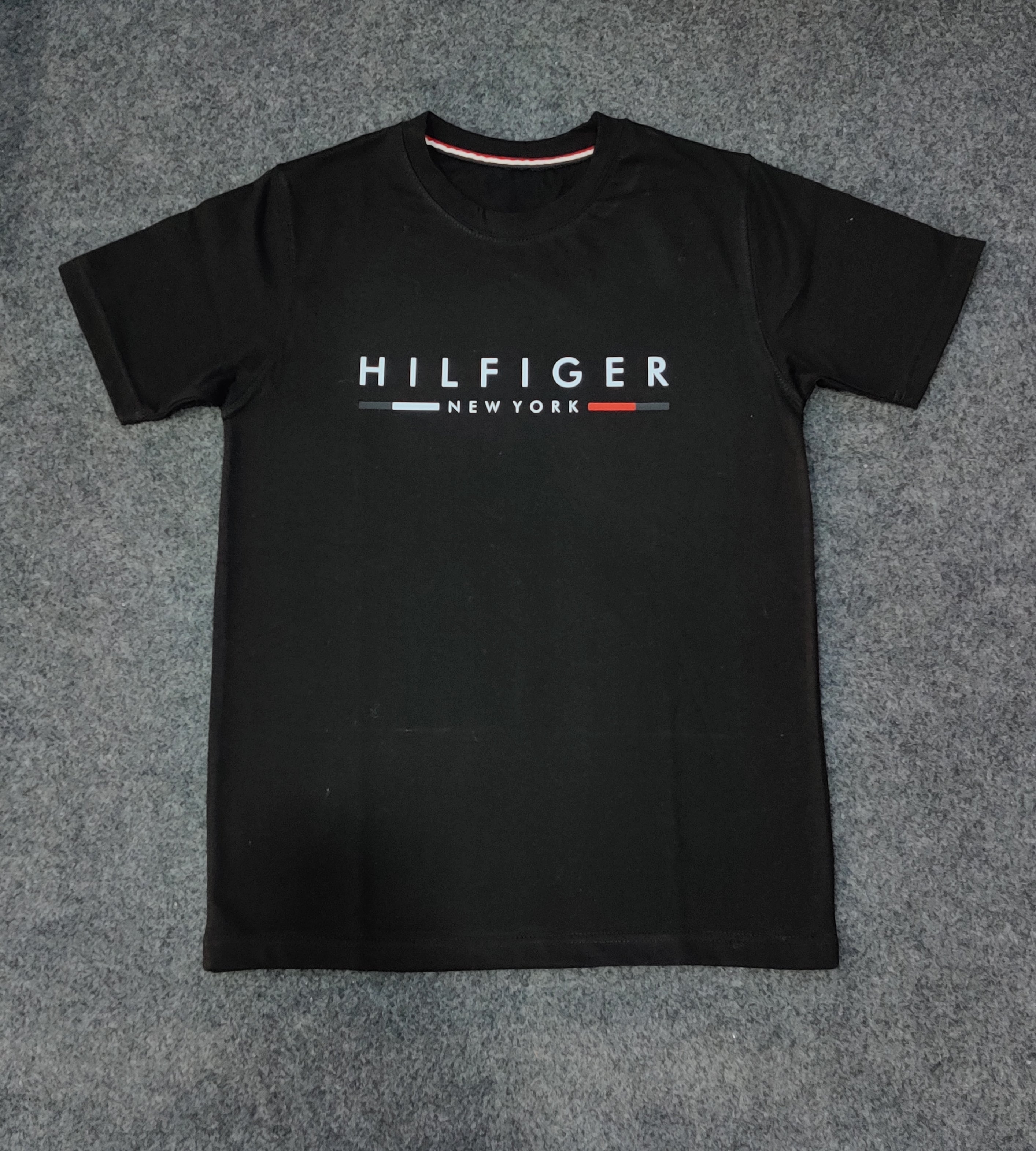 Hilifiger Signature Tee - Black - Brand Store