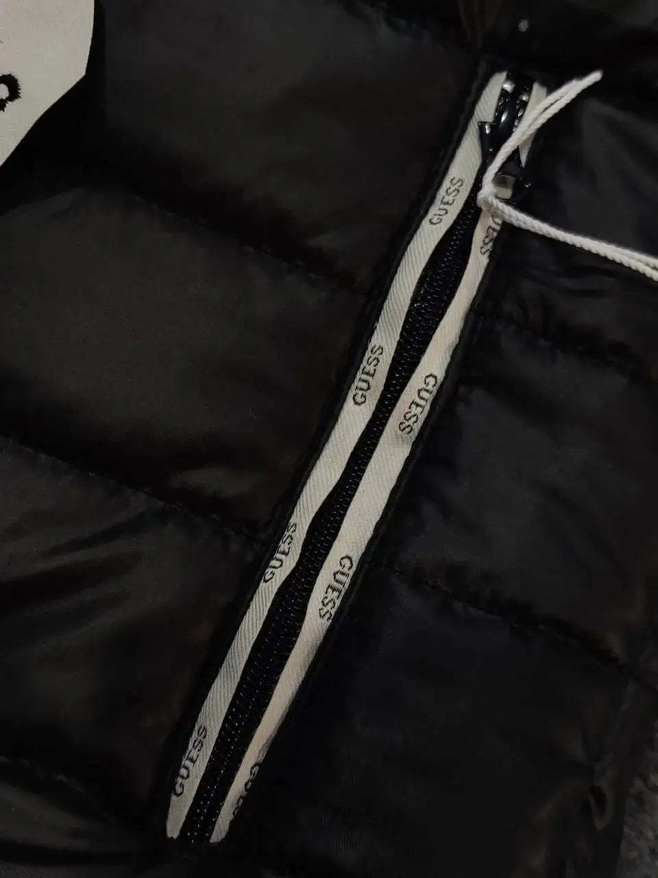 Guess Refletive Jacket - Black/White