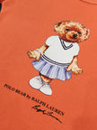 Polo Bear Flared Tee- Orange