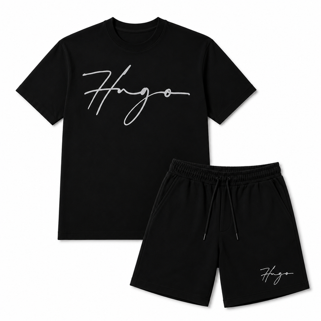 H.u.g.o Kids 2 Piece Short Set -