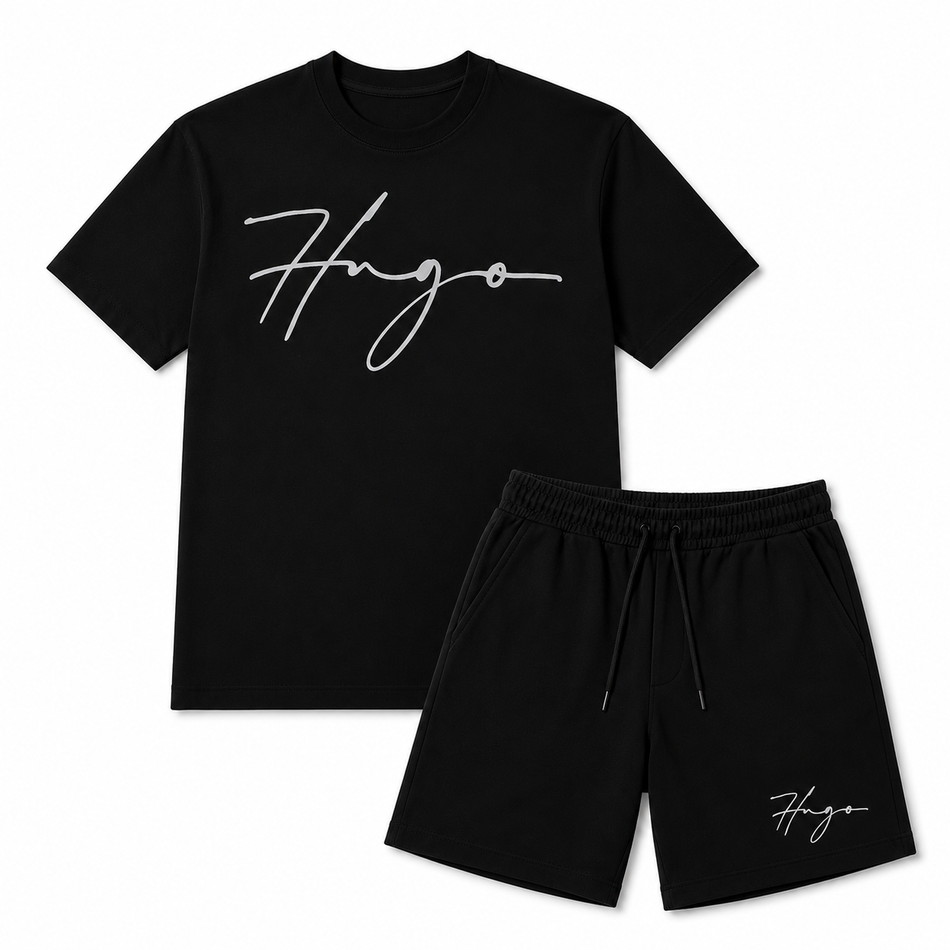 H.u.g.o Kids 2 Piece Short Set -