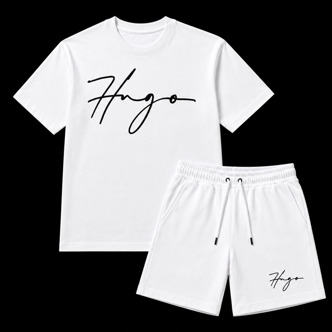H.u.g.o Kids 2 Piece Short Set -