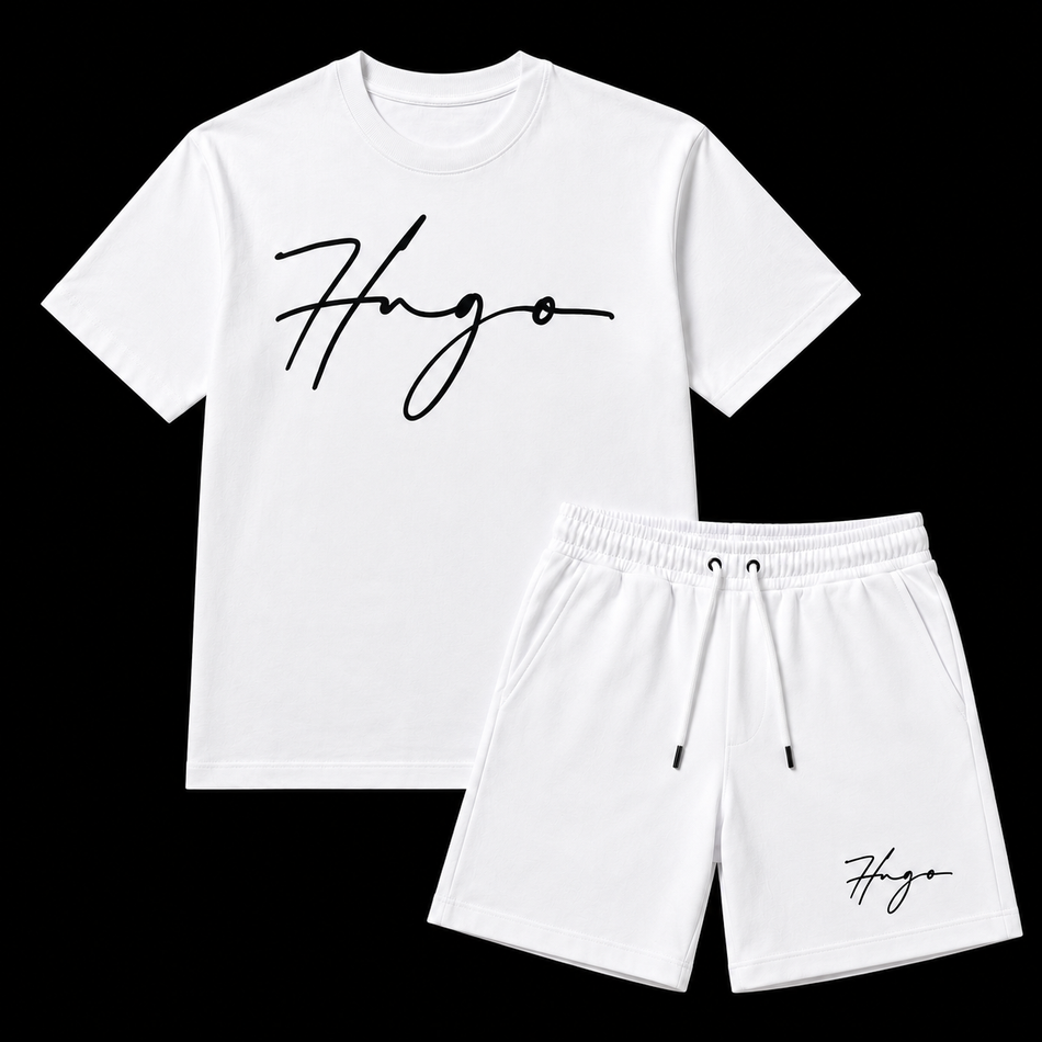 H.u.g.o Kids 2 Piece Short Set -