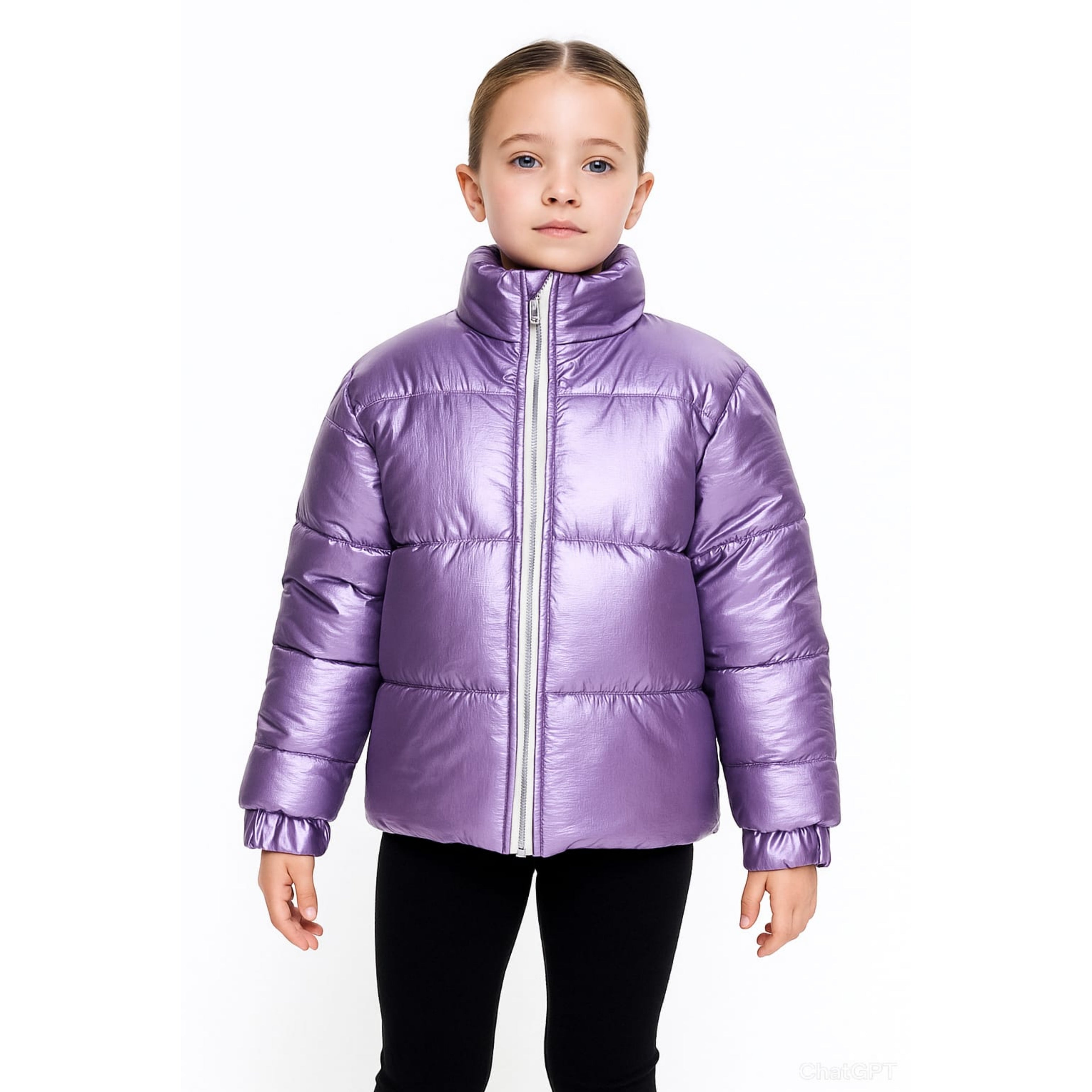 GAP Kids Puffer Jacket -  Purple