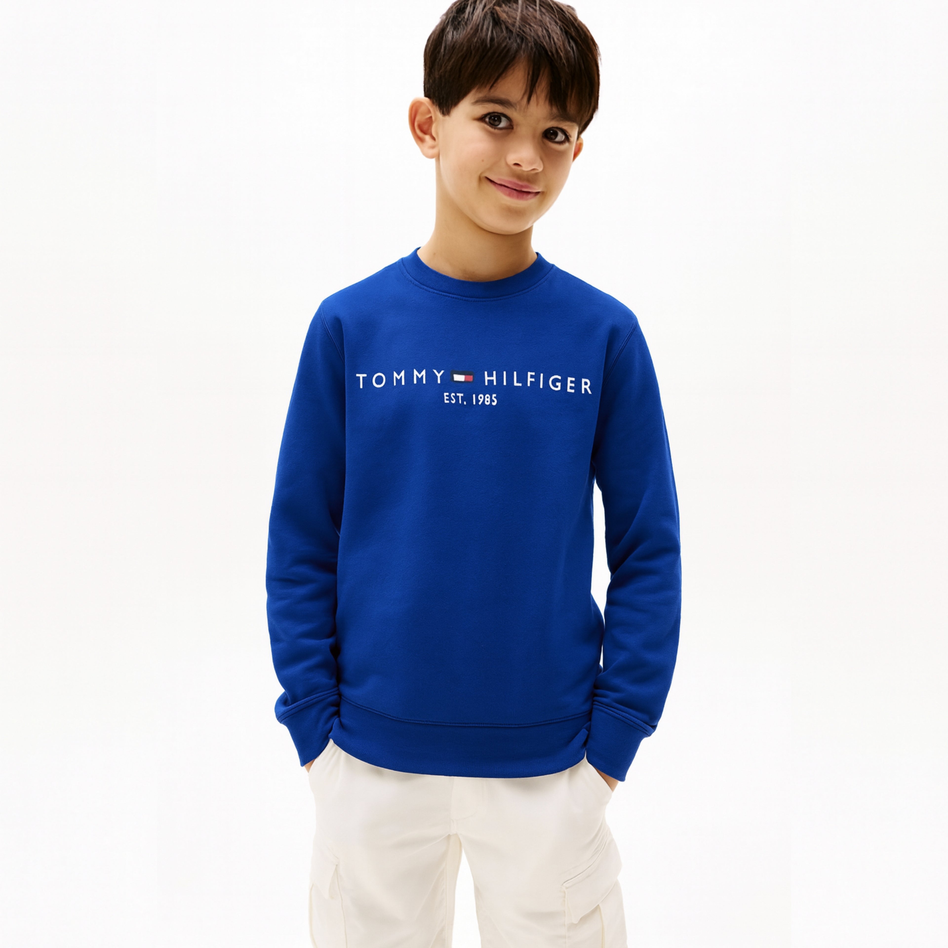 TH Flex Logo Embroidered Sweatshirt - Royal blue