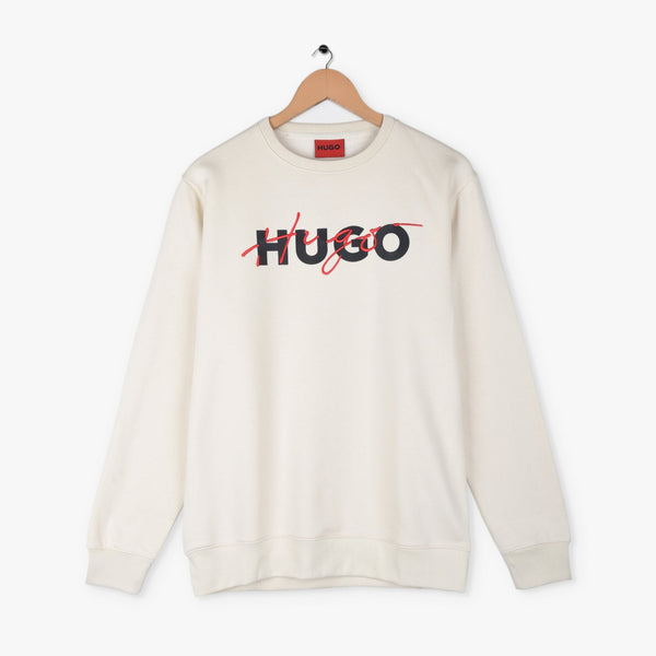 Hugo Signature Sweatshirt - White - Brand Store
