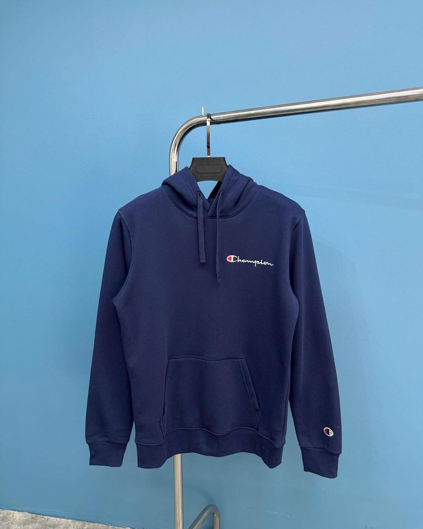 Champion Classic Logo Hoodie - Navy - Brand Store