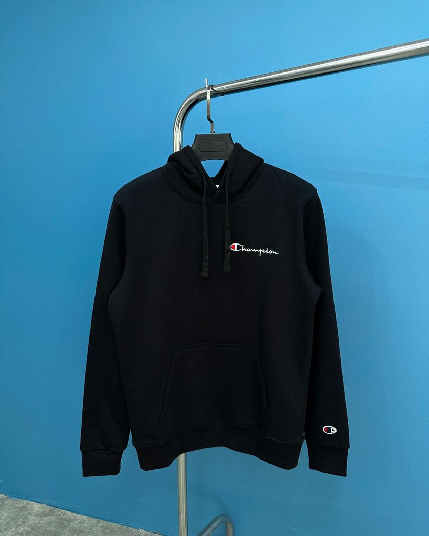 Champion Classic Logo Hoodie - Black - Brand Store