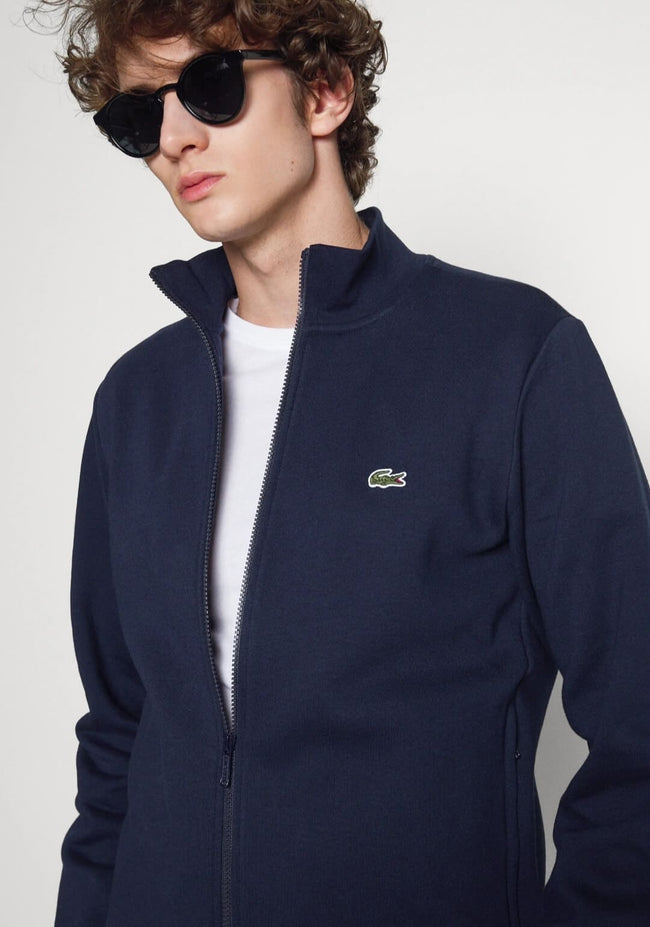 Lacoste Mockneck Full Zipper - Navy - Brand Store