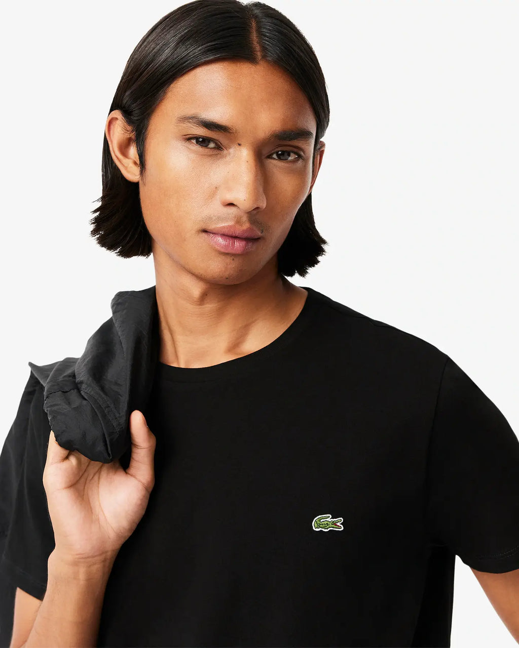 Lacoste Solid Tee - Black - Brand Store