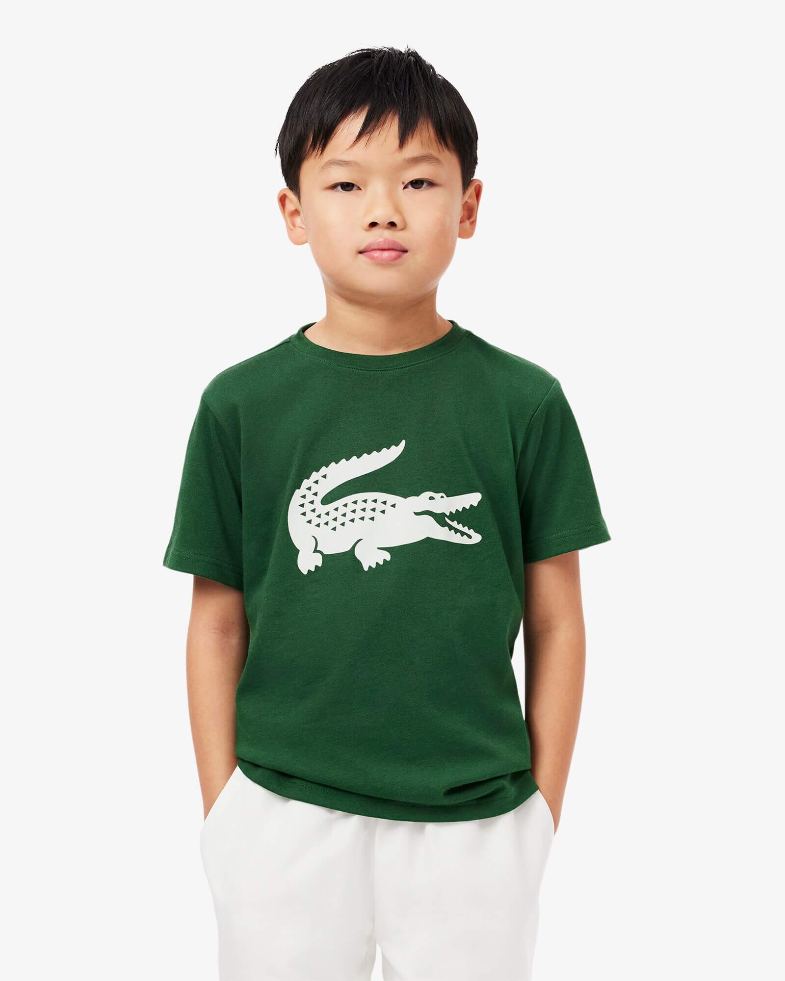 Lacst Twin Set For Boys - Green/White - Brand Store