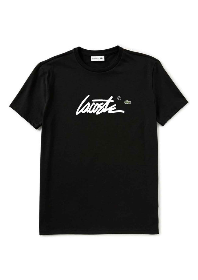 Lacoste Signature Tee - Black