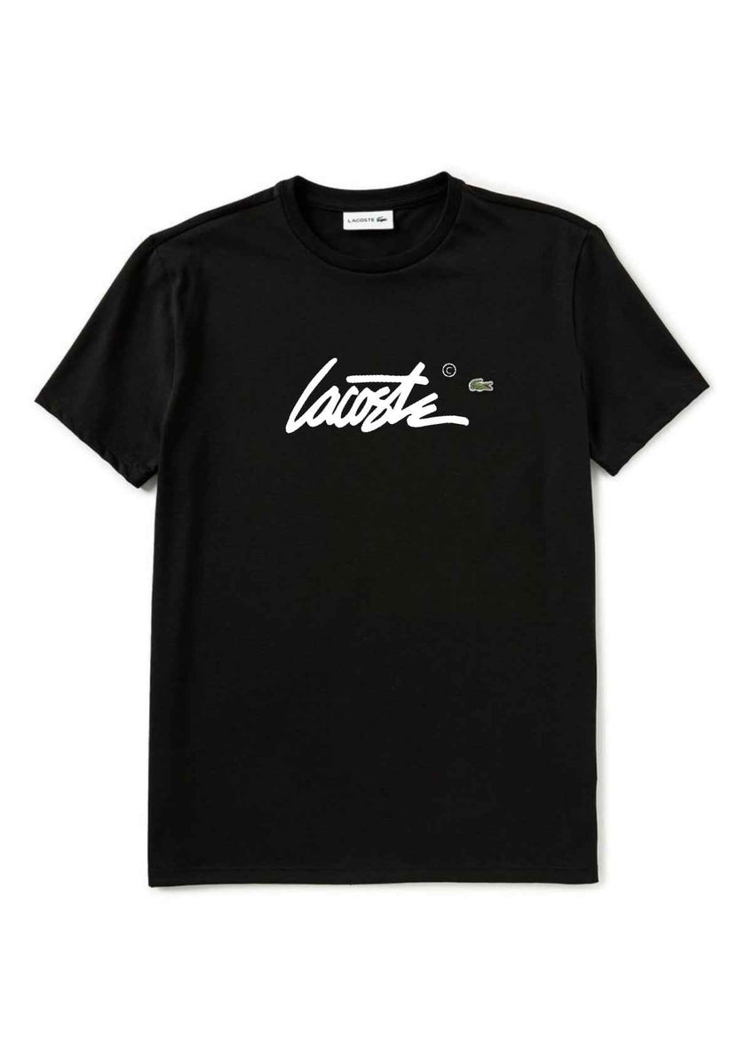 Lacoste Signature Tee - Black