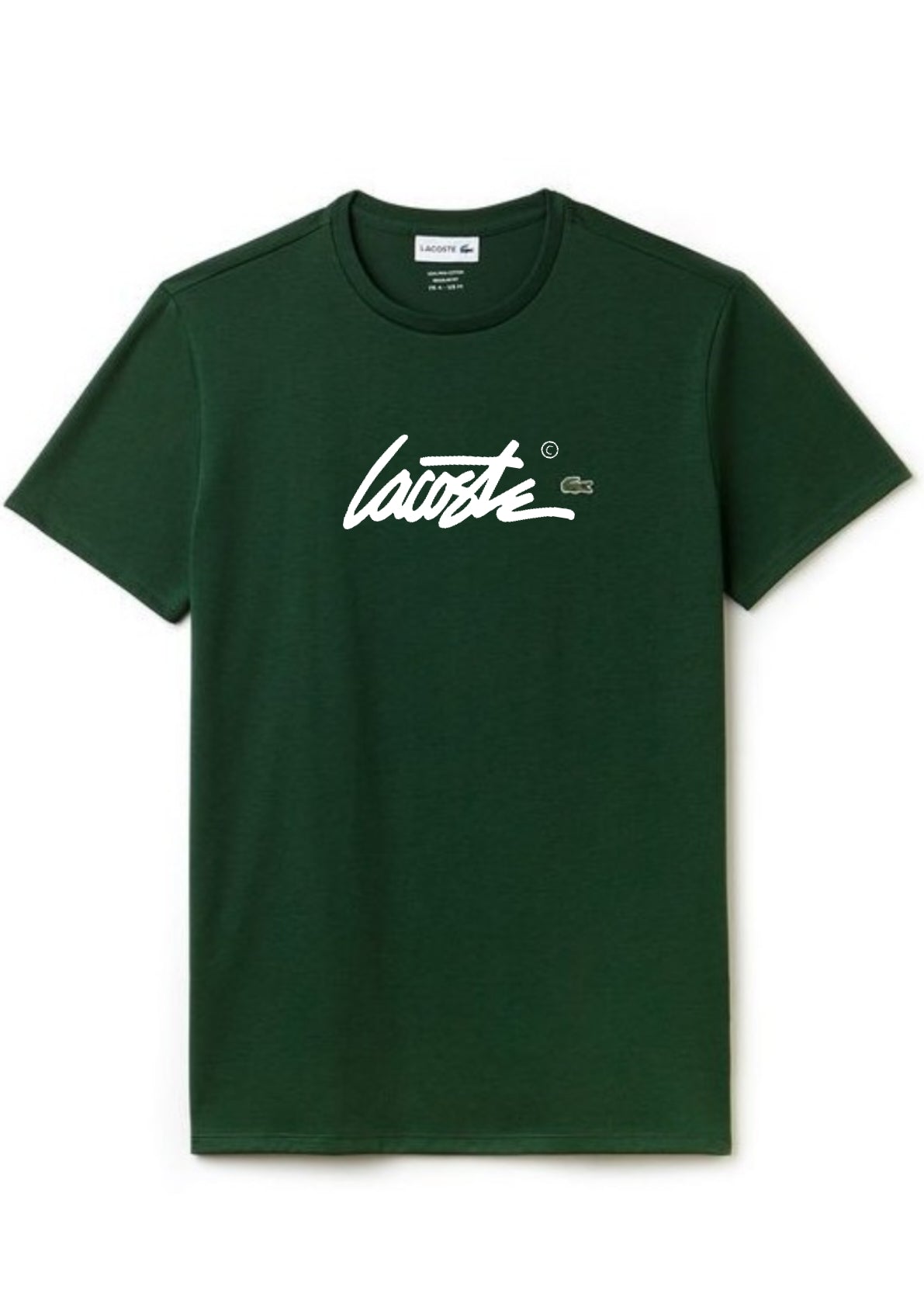Lacoste Signature Tee - Black - Brand Store