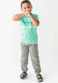 Boys Jercy Jogger Trouser - Heather Gray