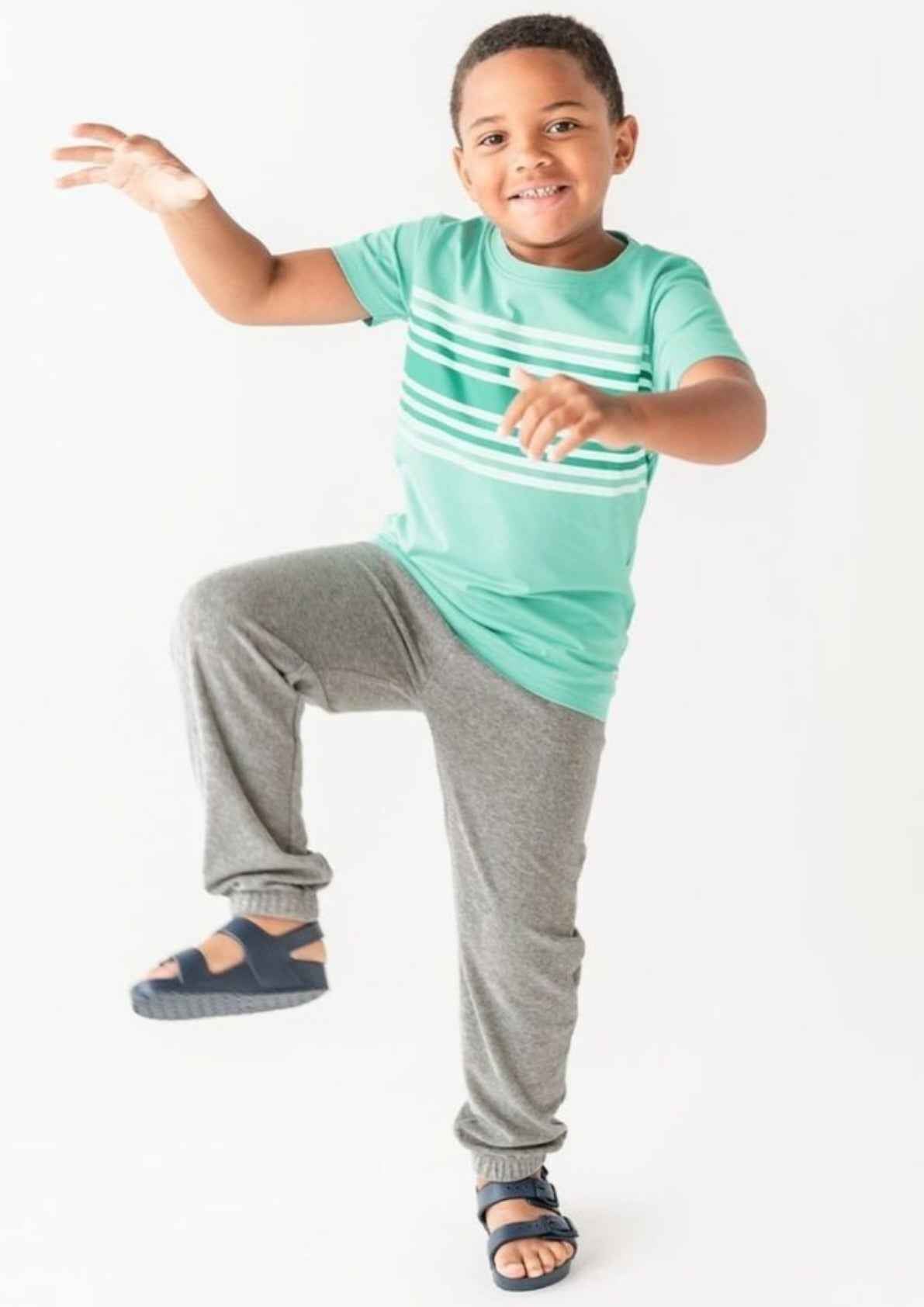 Boys Jercy Jogger Trouser - Heather Gray