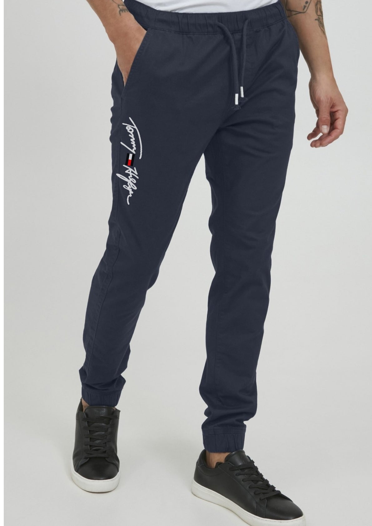 Tommy Hilifiger Signature Trouser - Navy - Brand Store