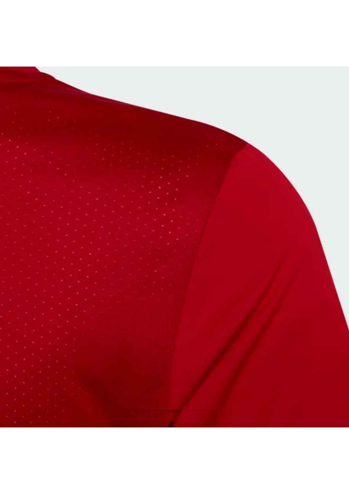 Adidass Running Chest Logo Tee - Red