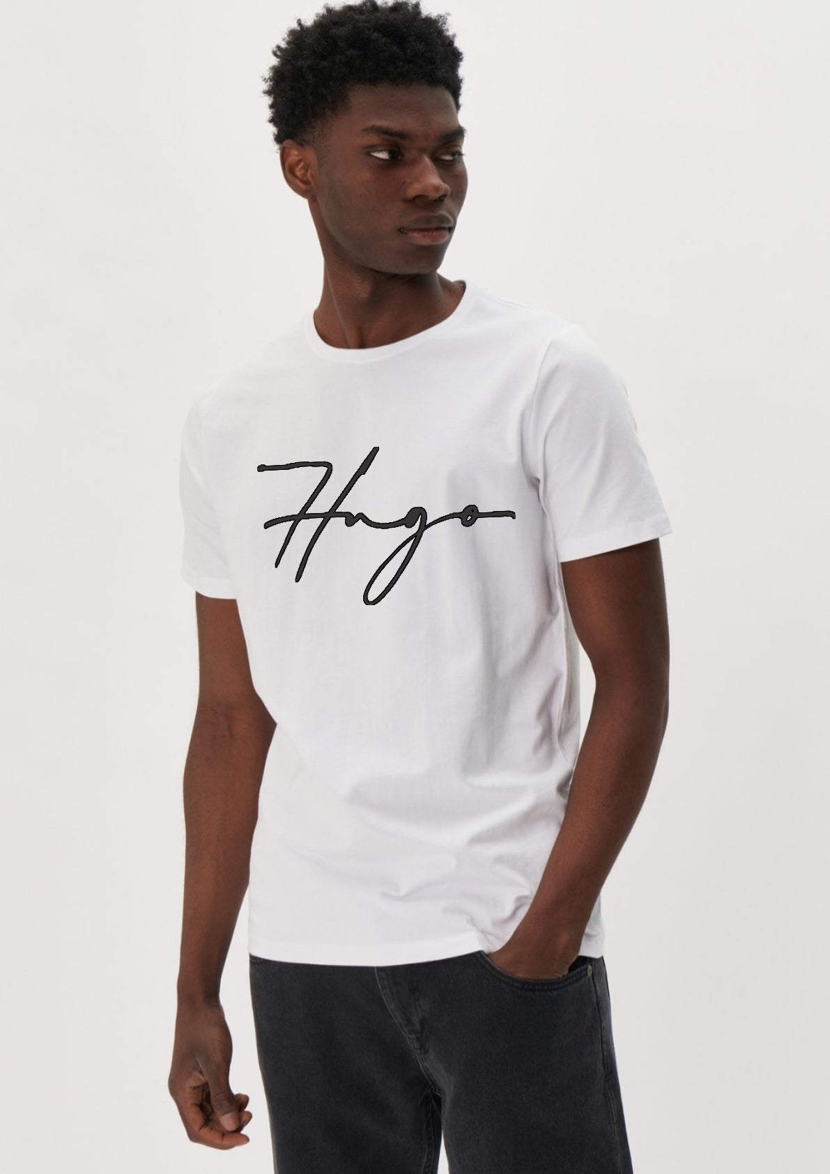 Hugo Signature T Shirt - White - Brand Store