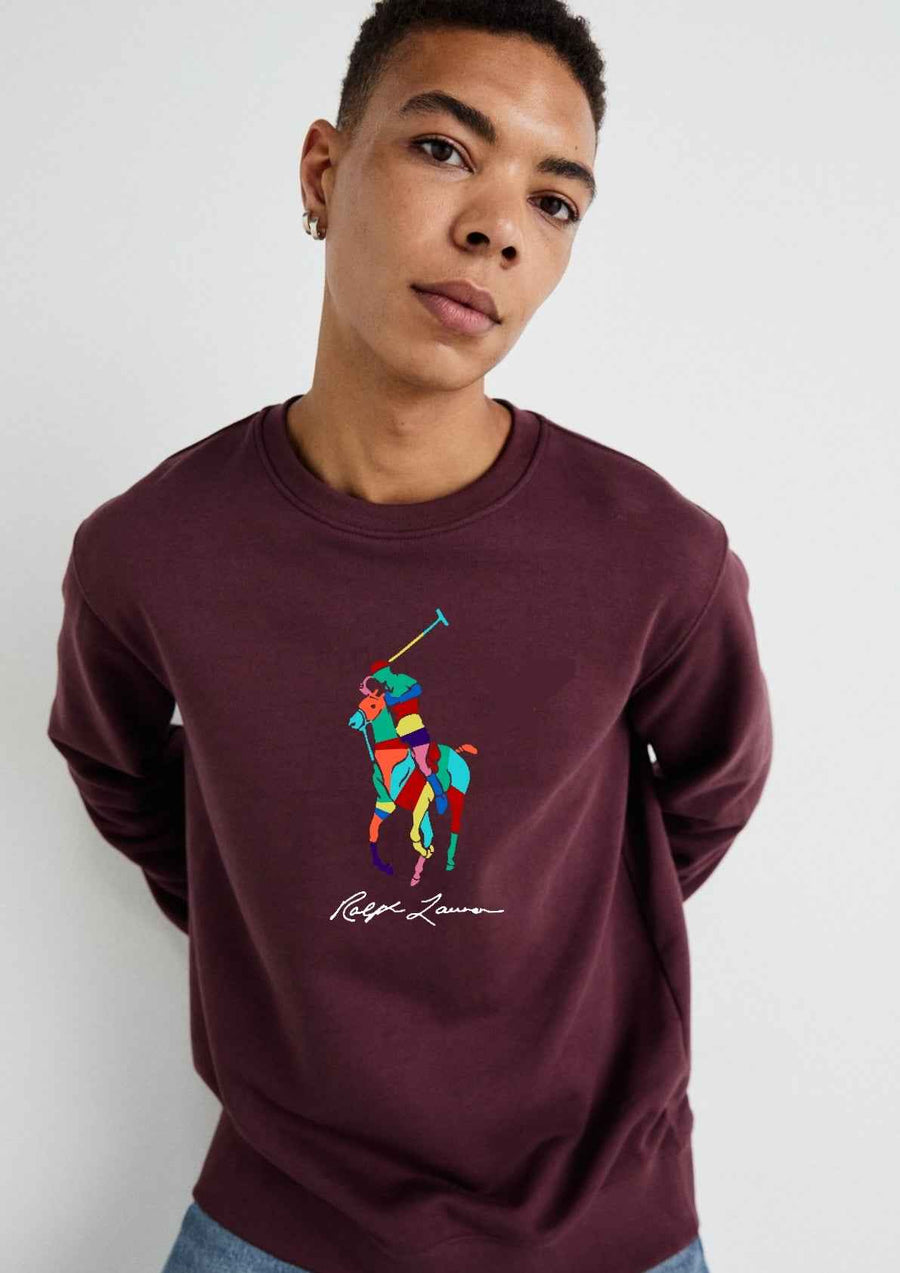 Polo Pony Ralph Lauren Sweatshirt - Burgendy