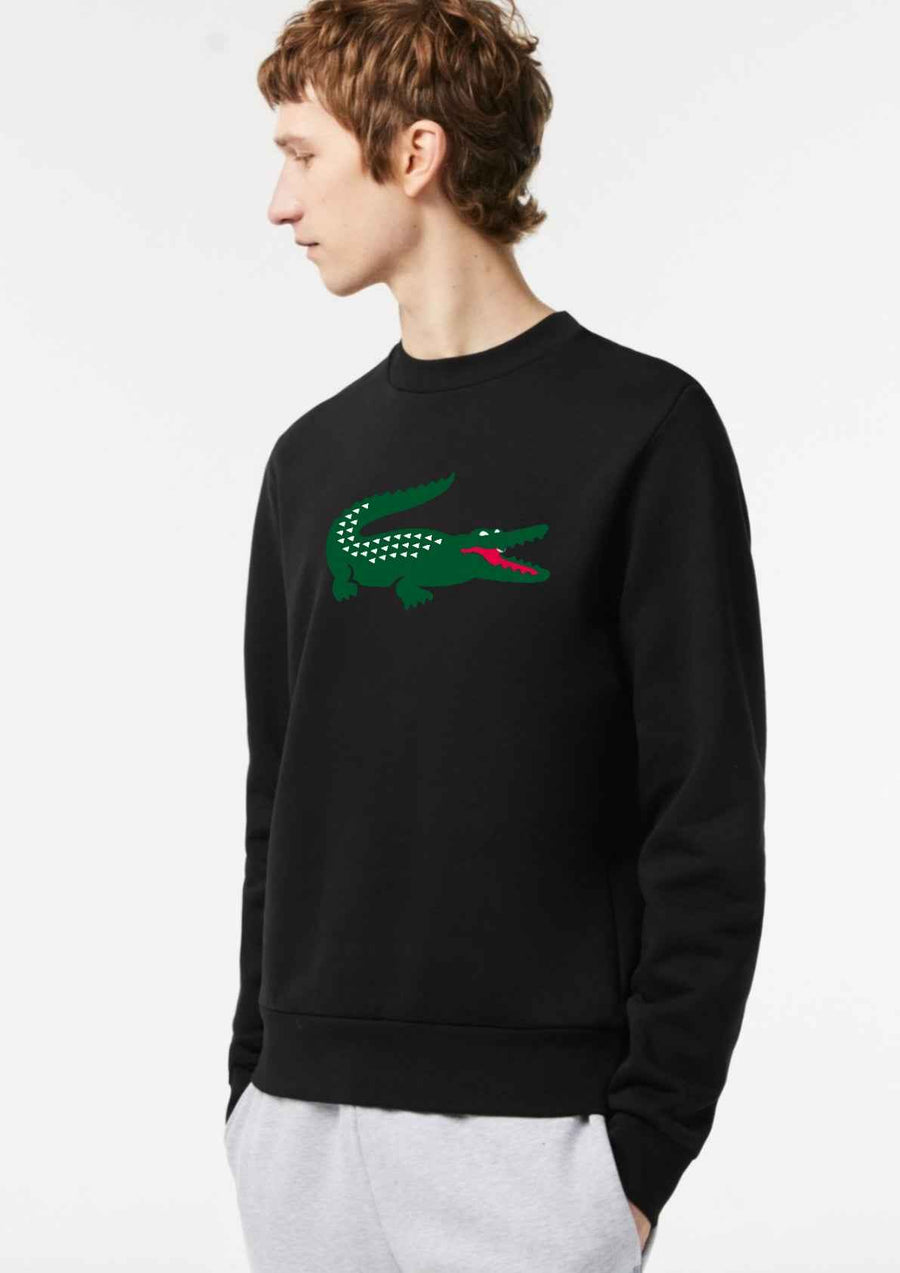 Lacoste Big Logo  Sweatshirt - Black