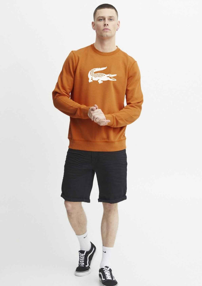 Lacoste Crocodile Sweatshirt - Rust Orange
