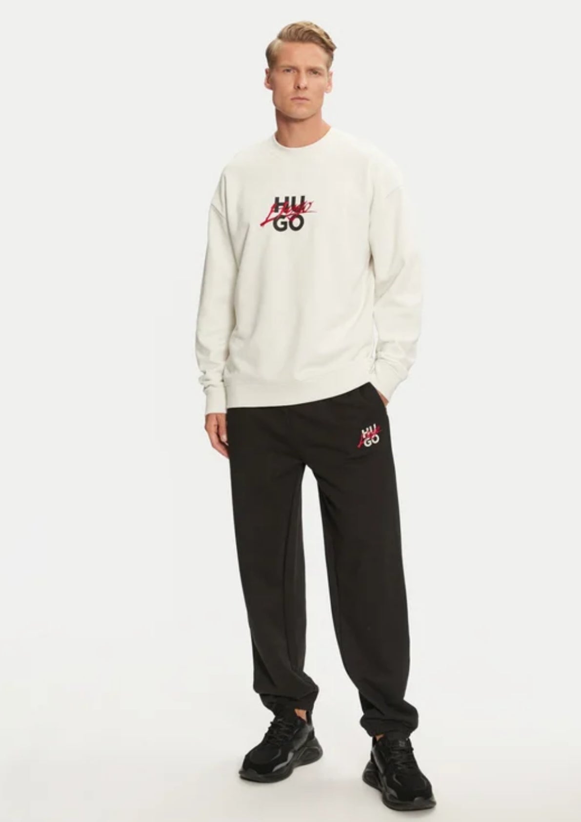 Hugo Signature Twin Set - White/Black - Brand Store