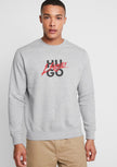 Hugo Signature Sweatshirt - Gray - Brand Store