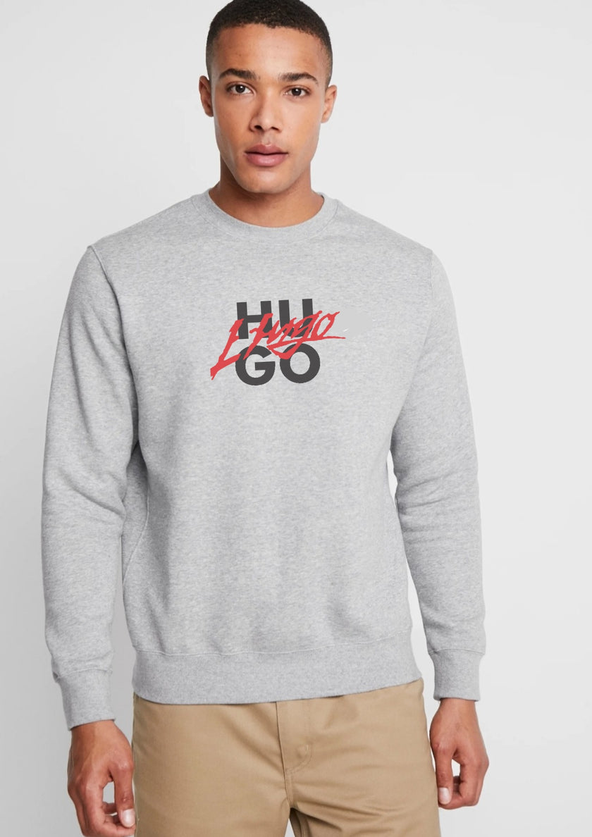 Hugo Signature Sweatshirt - Gray - Brand Store