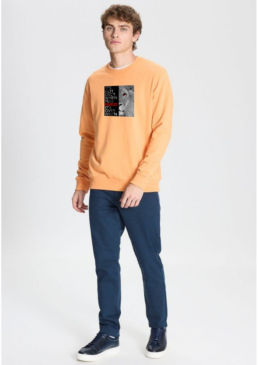 Hugo Lion Graphic Sweatshirt - Rust - Brand Store