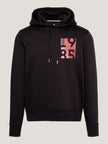 Tommy 1985 Printed Hoodie - Black - Brand Store