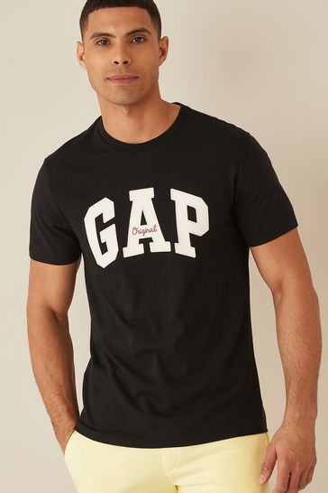 Gap Arch Logo Tee - Black - Brand Store