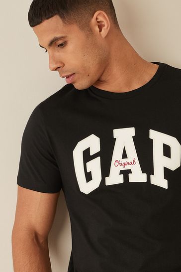 Gap Arch Logo Tee - Black - Brand Store