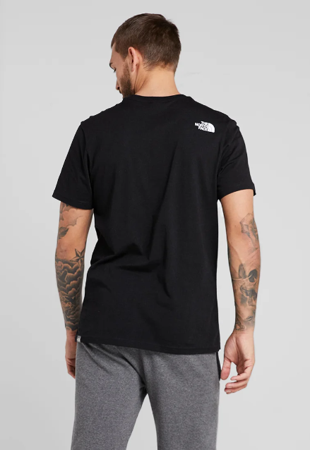 The Northface Chest Logo Tee - Black - Brand Store