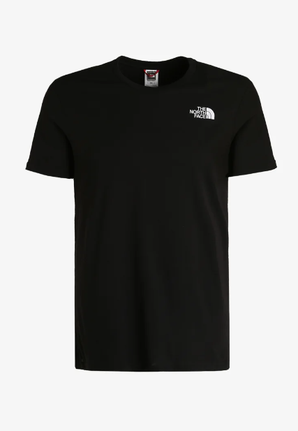 The Northface Chest Logo Tee - Black - Brand Store