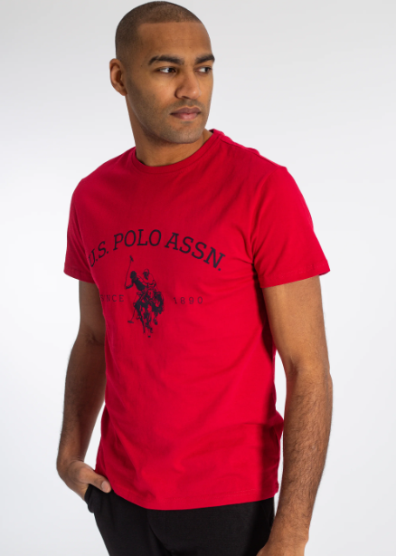 USPA Heritage Logo Tee - Red - Brand Store