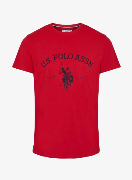 USPA Heritage Logo Tee - Red - Brand Store