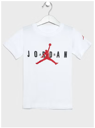 Boys Air Jordan Tee - White - Brand Store