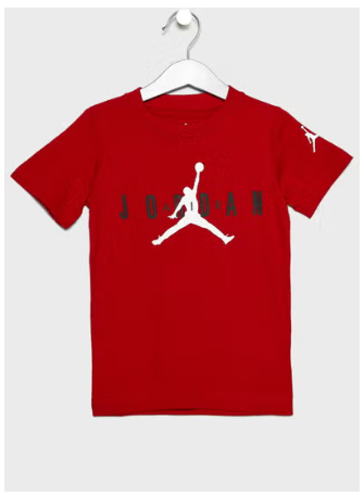 Boys Air Jordan Tee - Red