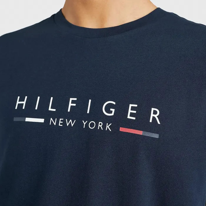 Hilifiger Signature Tee - Navy - Brand Store