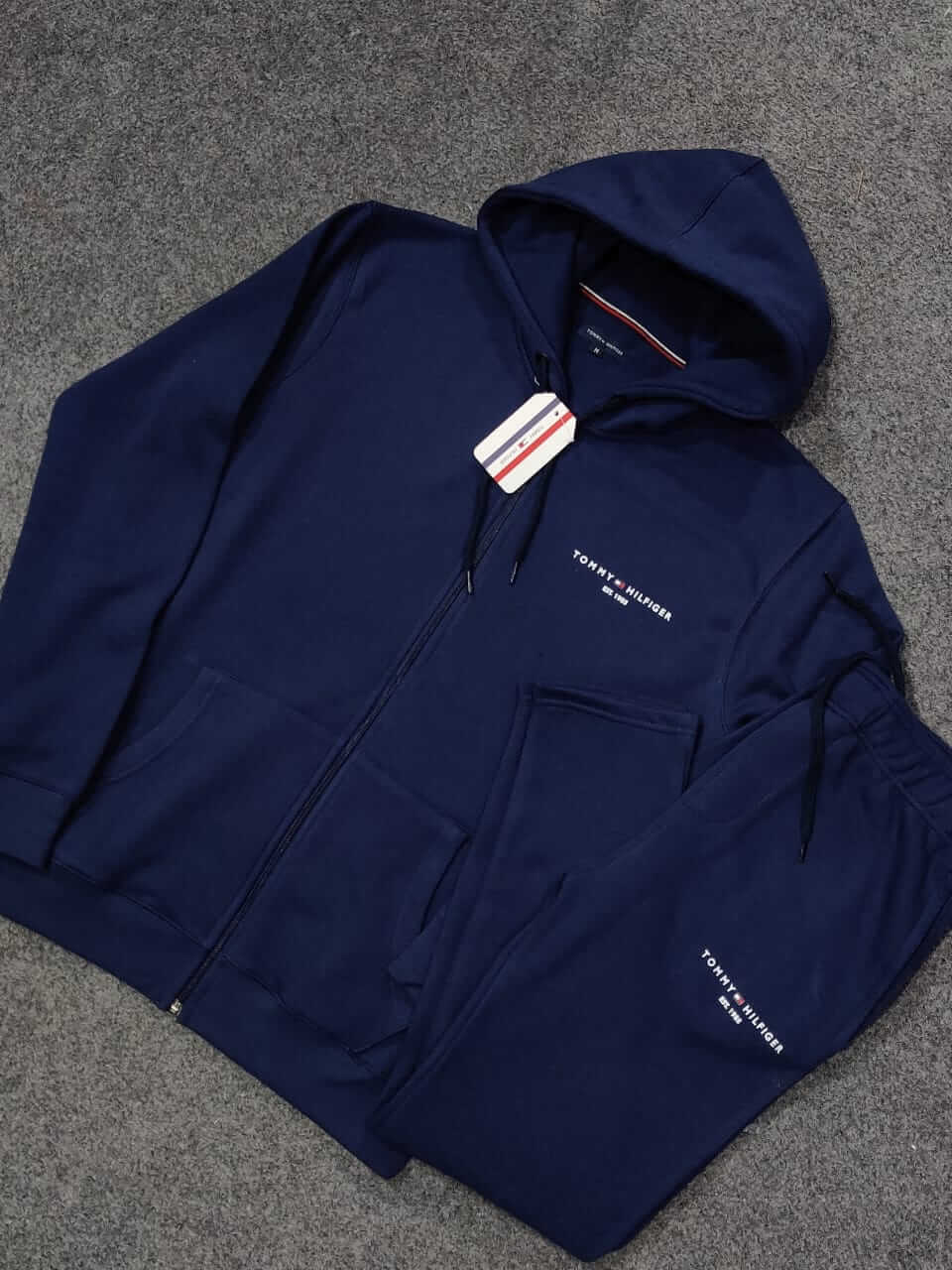 Tommy Hilfiger Tracksuit Zipper Hoodie - Black
