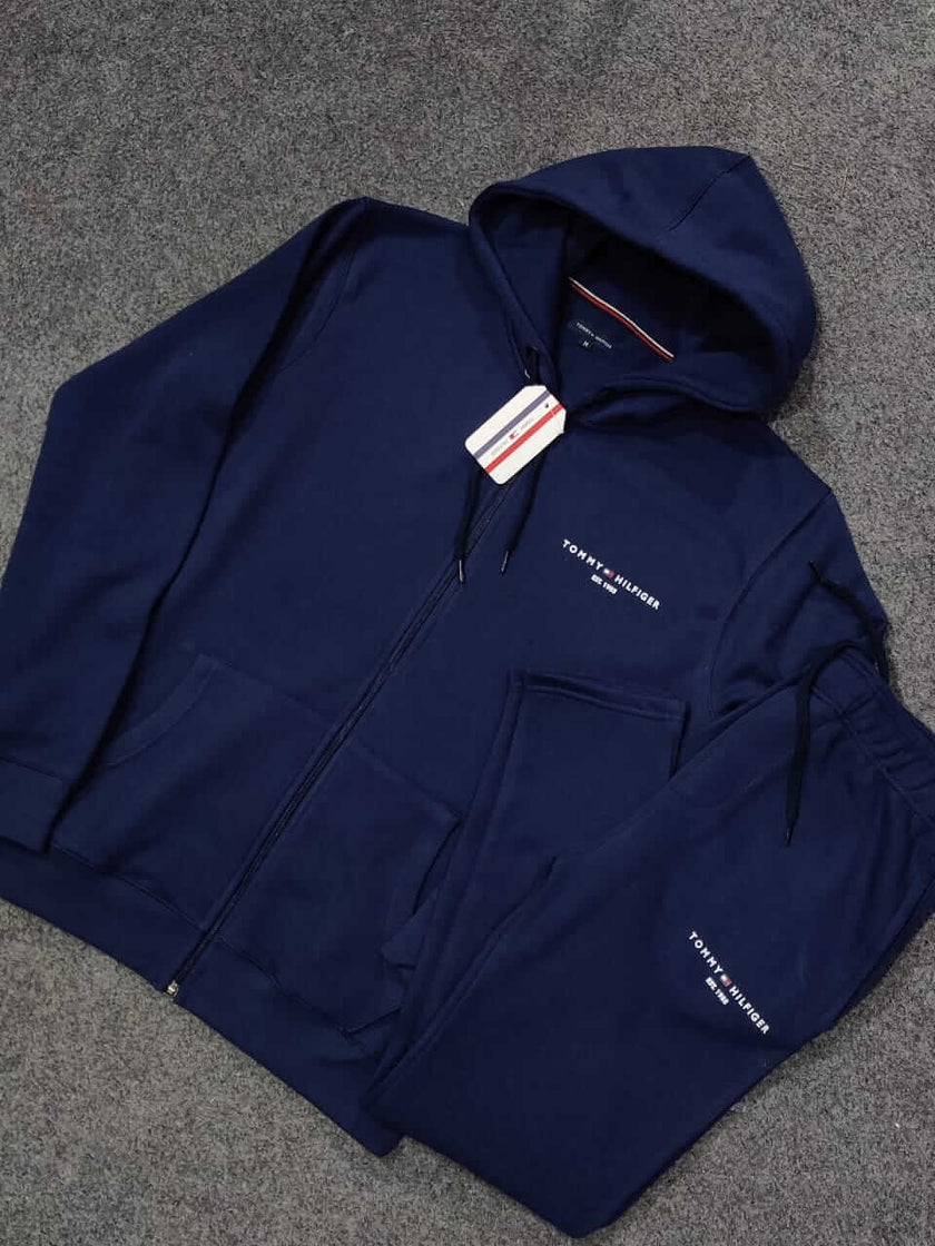 Tommy Hilfiger Tracksuit Zipper Hoodie - Black