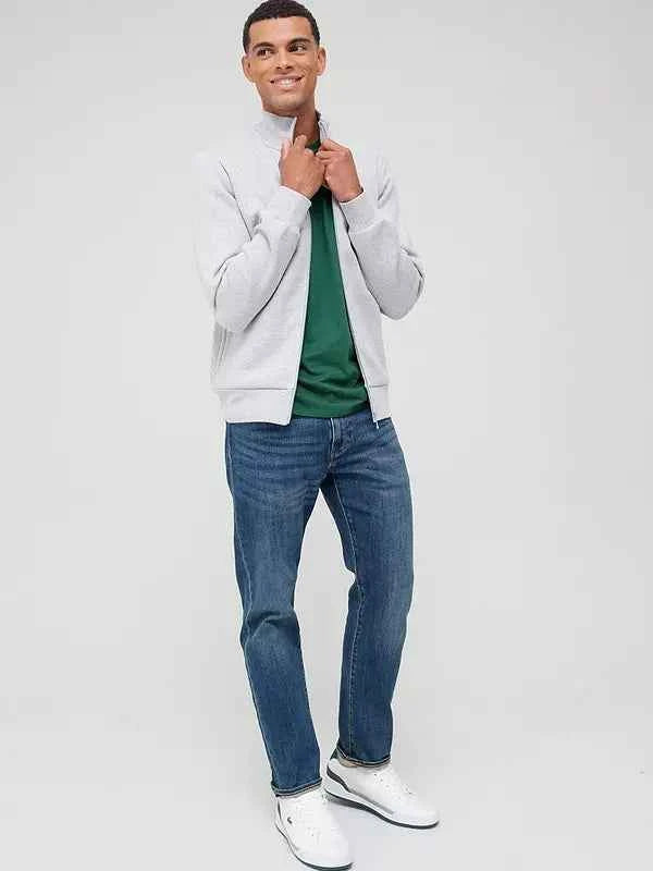 Lacoste Mockneck Full Zipper - Gray