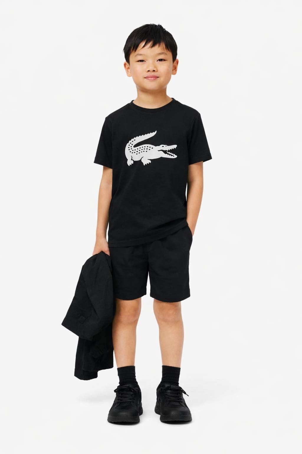 Kids 2 Piece Short Set -  Red/Black