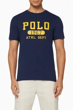 POLO 1967 Logo T Shirt Navy