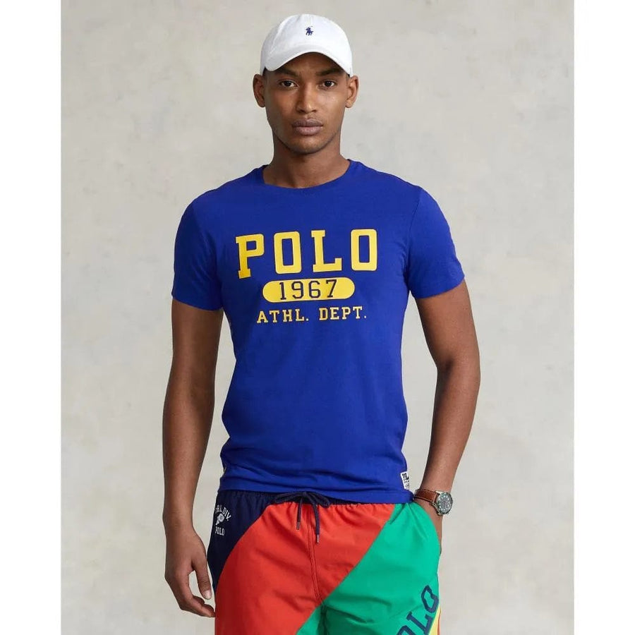 POLO 1967 Logo T Shirt Blue