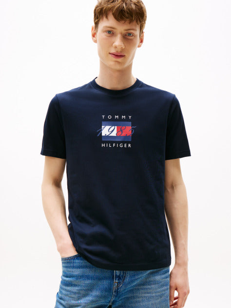 Tommy Hilfiger 1985 Logo T Shirt White