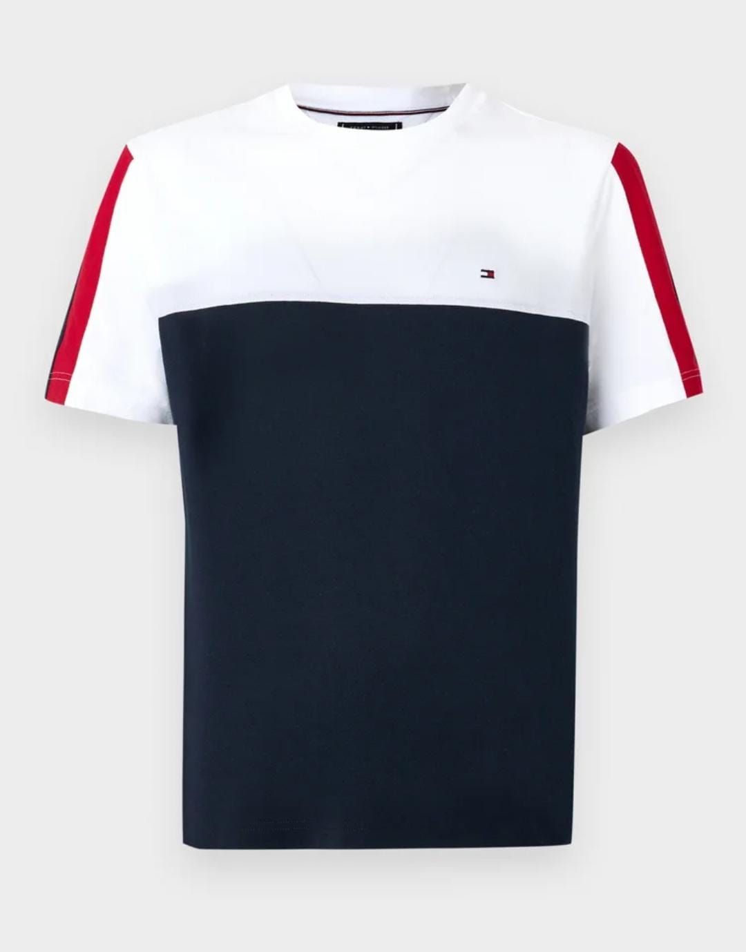 Tommy Colorblock T-shirt Navy/White